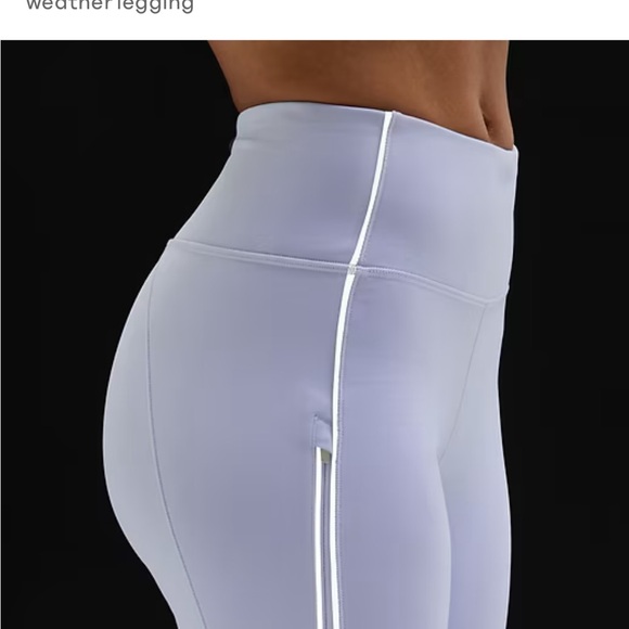 Athleta Rainier High Rise Reflective Stripe Legging - Picture 3 of 16